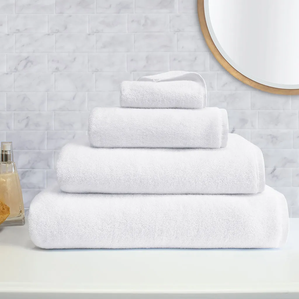 Plush White Towel Spa Bundle (2 Wash   2 Hand   4 Bath Towels)