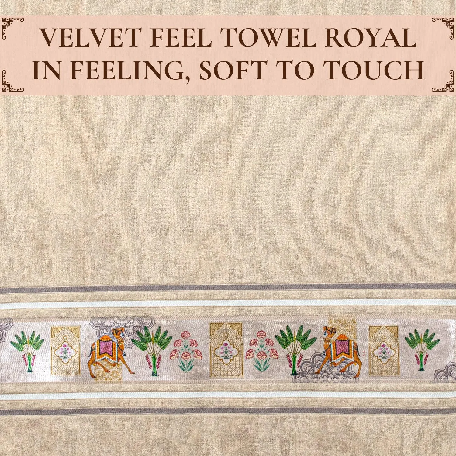 Regal 460 GSM Hand Towel Set Of 2 | Ultra Soft & Highly Absorbent Towels