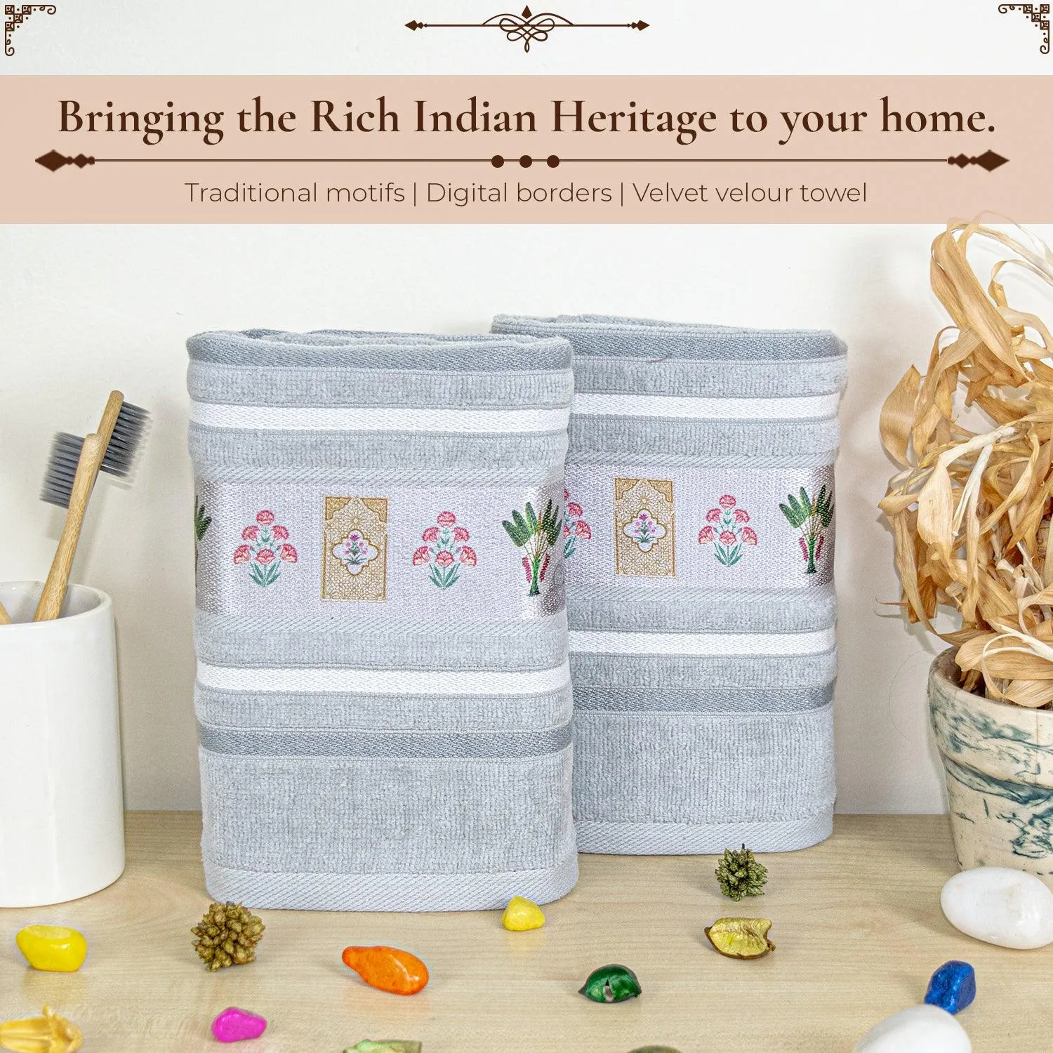 Regal 460 GSM Hand Towel Set Of 2 | Ultra Soft & Highly Absorbent Towels