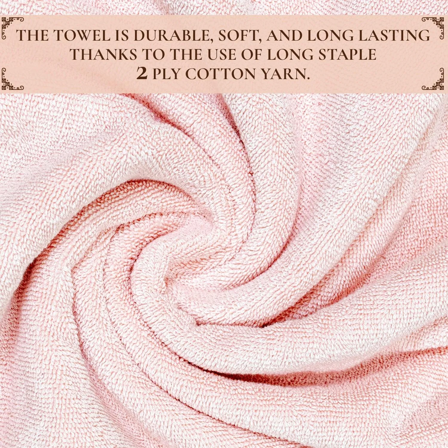 Regal 460 GSM Hand Towel Set Of 2 | Ultra Soft & Highly Absorbent Towels