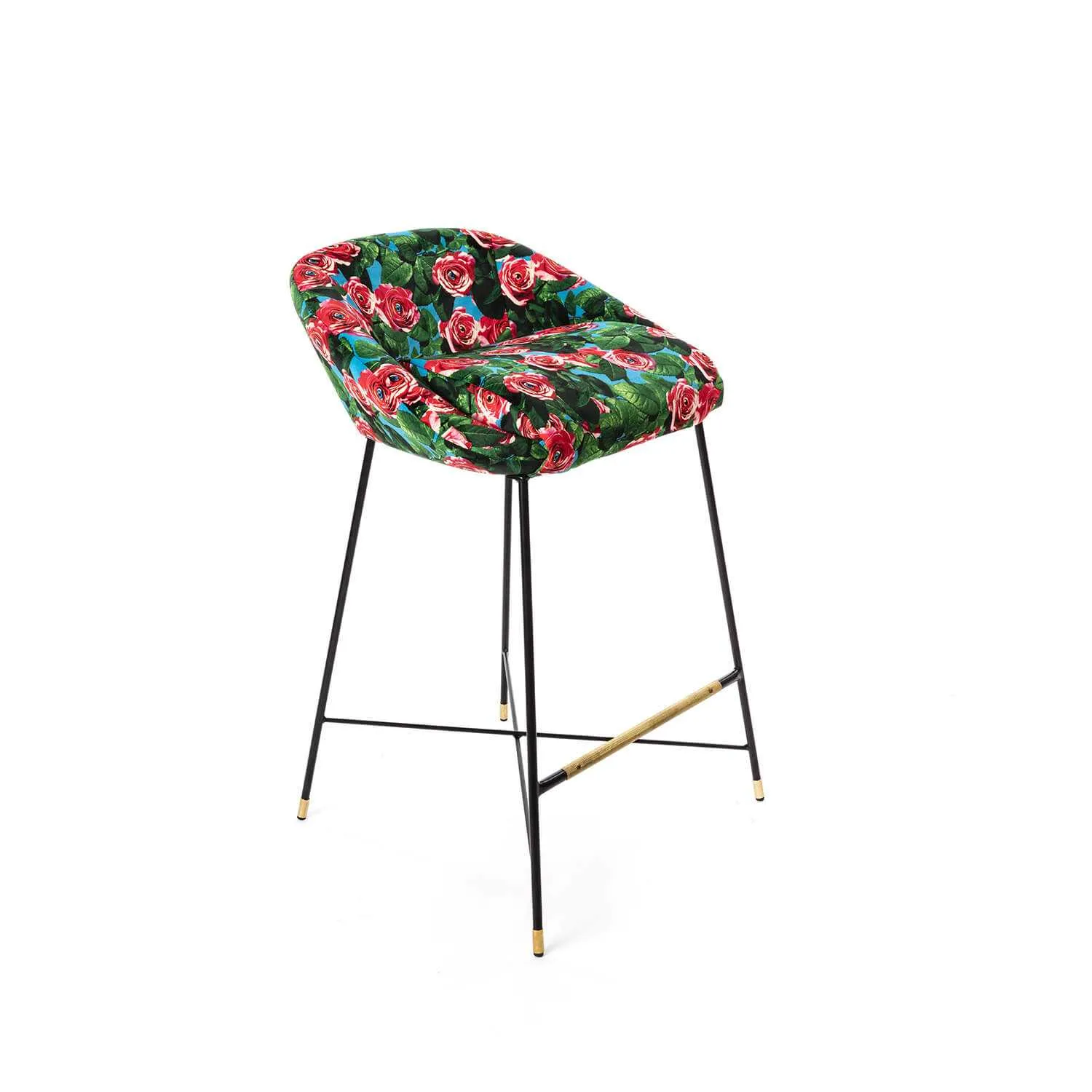 Seletti Toiletpaper High Stool Roses