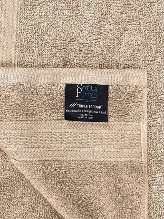 Set of 6 brown towels