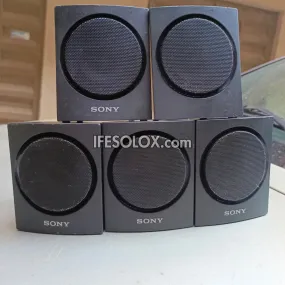 SONY SS-TSB107 3 Ohms Home Theater Surround Speakers Complete Set - Foreign Used