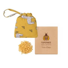 SuperBee Beeswax Wrap Drops, DIY Food-Grade Beeswax Drops 100 grams