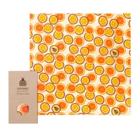 SUPERBEE Beeswax Wrap for Food, 13"x13" sandwich wrap, Bees Wax Wraps, Reusable Bees Wrap Paper for Wrapping Vegetables, Cheese Paper, Bowl Covers and Sandwich Wrapping Paper, Beeswax Food Wraps