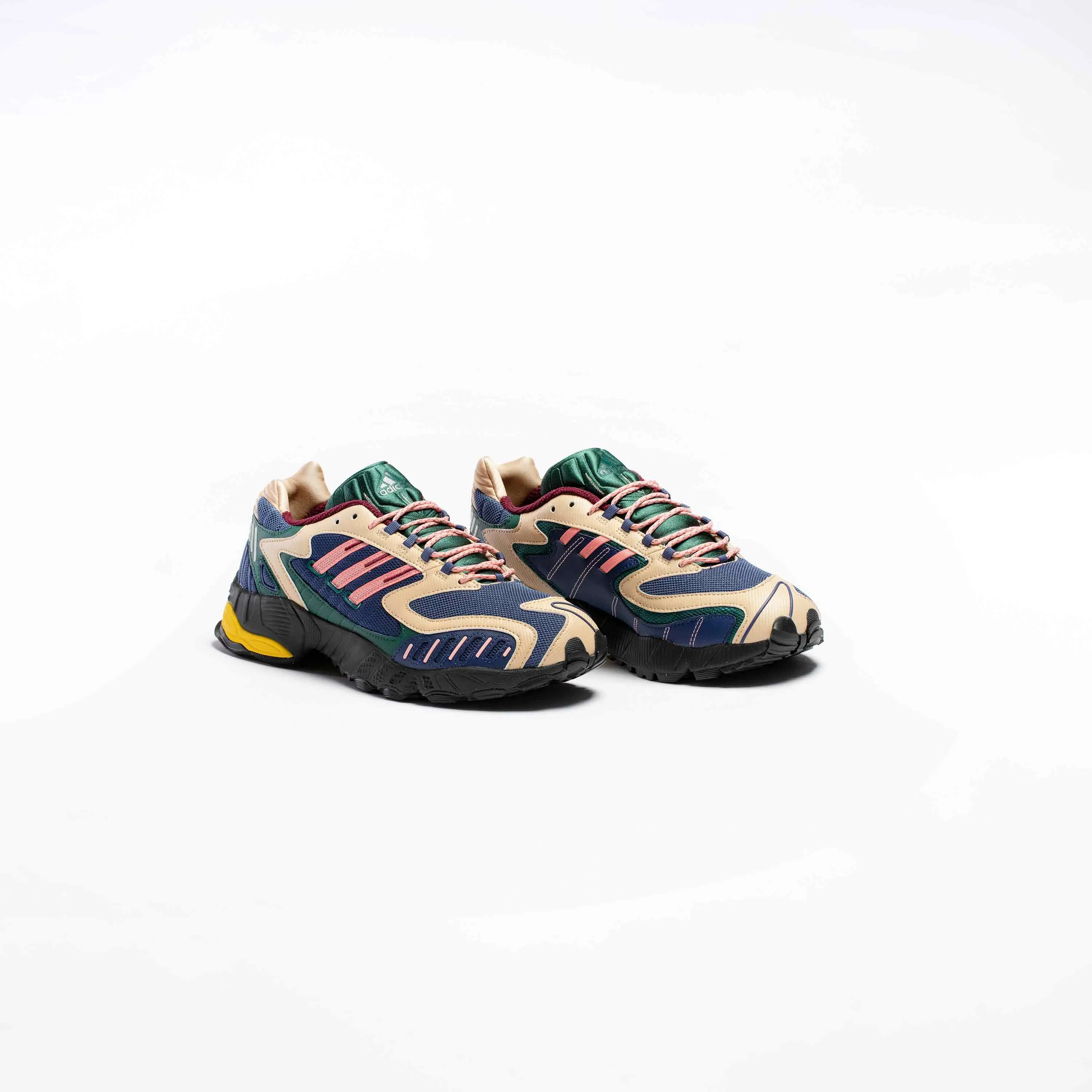 Torsion Trdc Mens Running Shoe - Navy/Green/Pink/Yellow