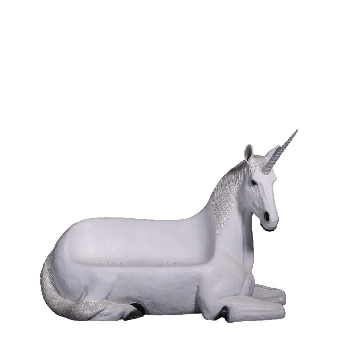 Unicorn Bench Life Size Statue