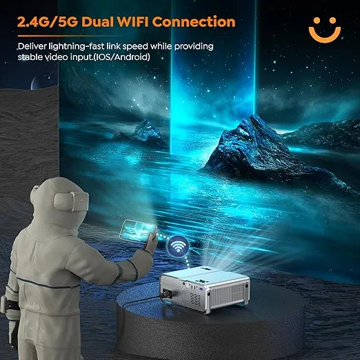 Yaber U10 SE Projector with WiFi and Bluetooth