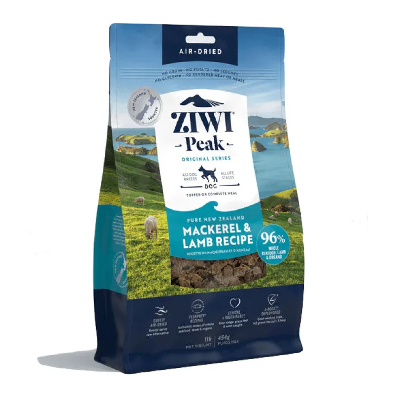 Ziwi Peak Air-Dried New Zealand Mackerel & Lamb Recipe